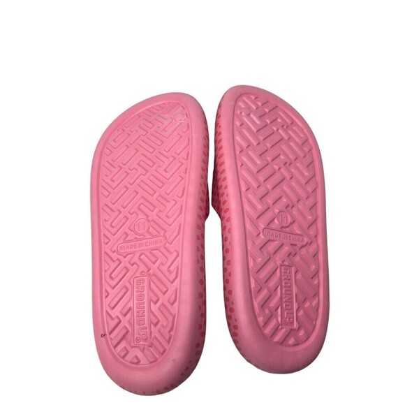 Princess Peach Slides Women's Size 11 Pink Polka Dot Nintendo Ground Up - Picture 5 of 7